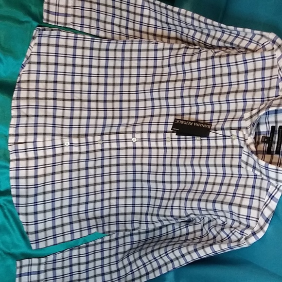Banana Republic Men's Untucked Slim Fit Button Down Shirt (M) NWT - Picture 10 of 16